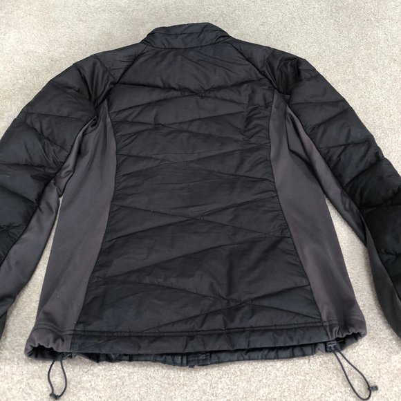 Eddie Bauer Goose Down Jacket Women's size Medium + Swarovs Heart Button Covers - Picture 7 of 10